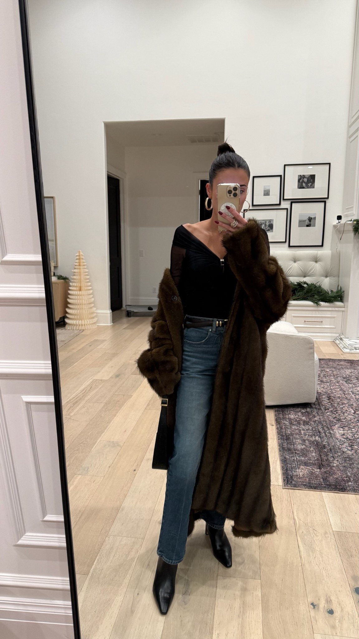 Holiday outfit / date night outfit from @abercrombie @anthropologie @madewell 

My black off the shoulder top is on major sale at Abercrombie! Get extra 15% off with code: HOLIDAYRUSH

#LTKSaleAlert #LTKHoliday #LTKootd