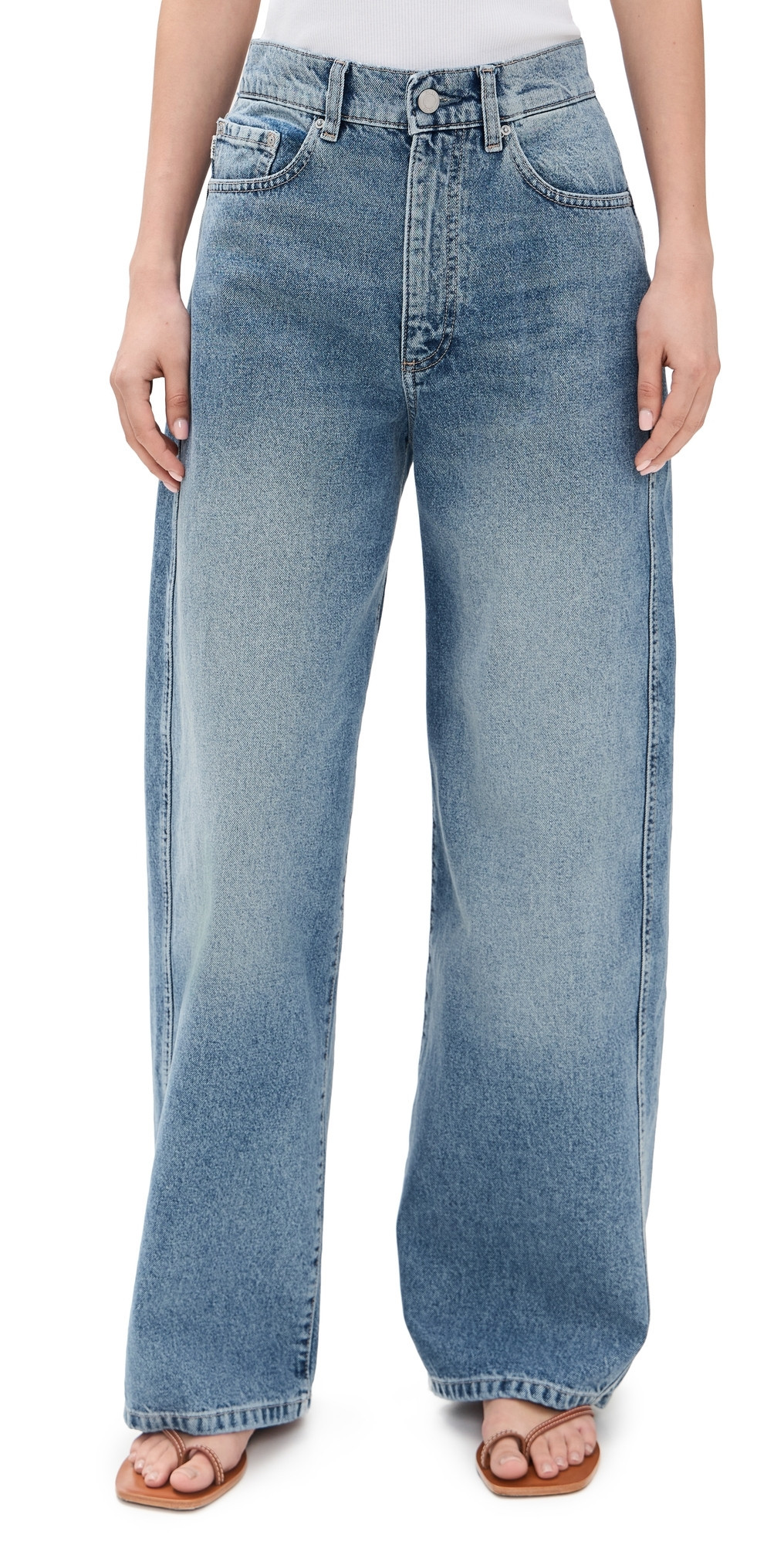 DL1961 Taylor Relaxed Barrel Ultra High Rise Jeans Salt Lake (Vintage) 28 | Shopbop
