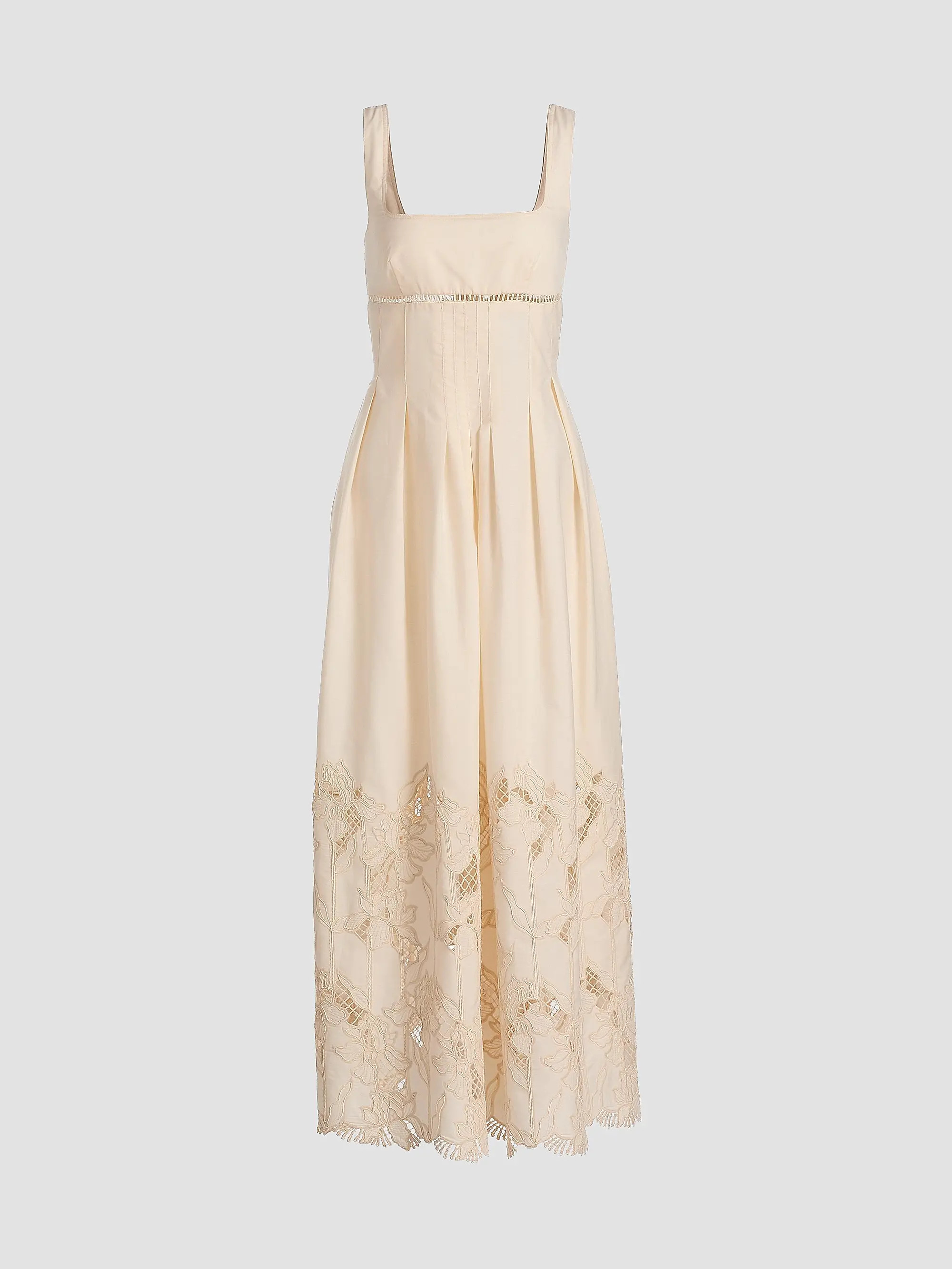 Amani Darted Poplin Maxi Dress | Saks Fifth Avenue