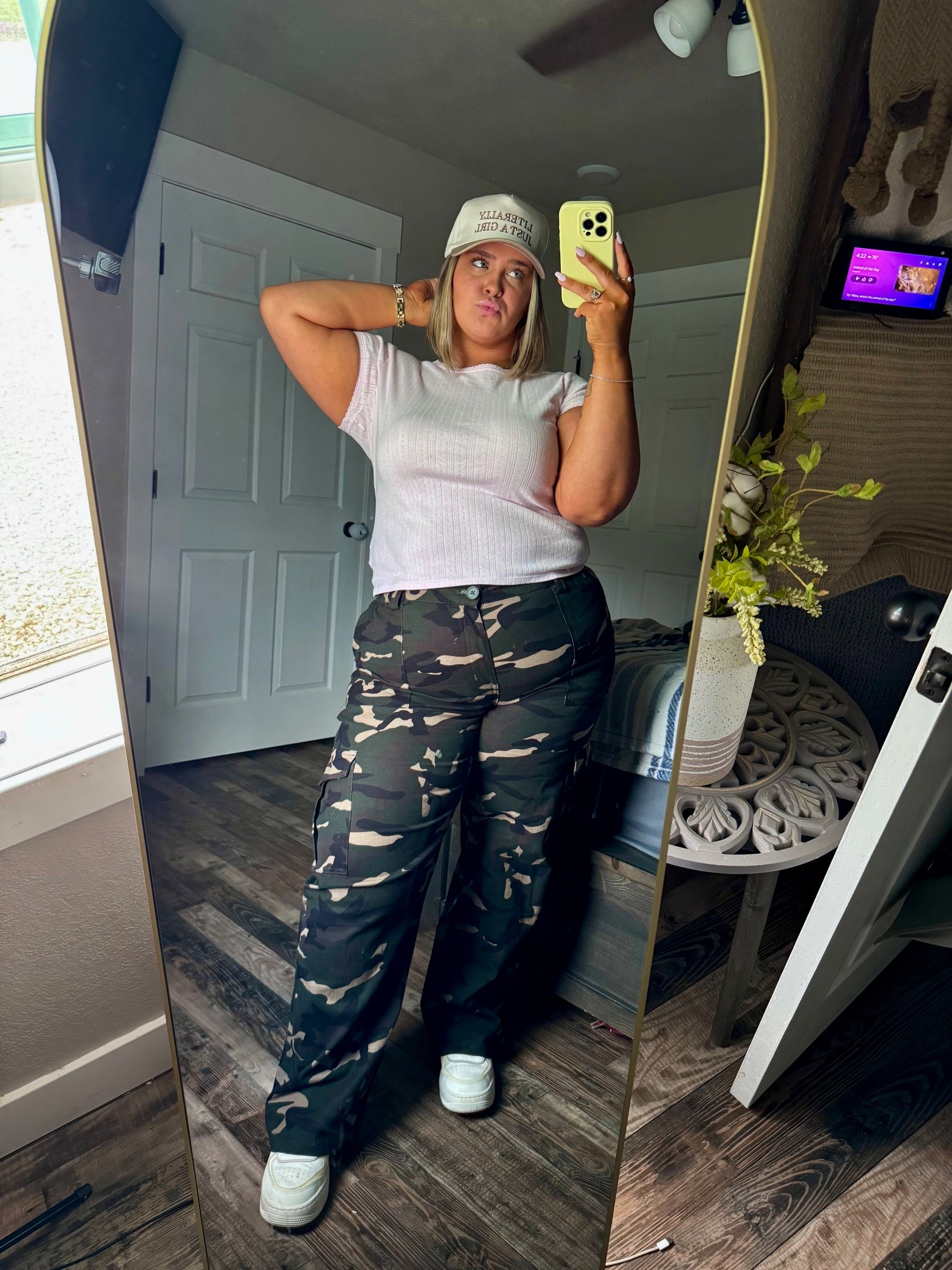 I love this edgy but girly combo and these pants are stretchy in the waist so they’re super comfy! 

#LTKPlusSize #LTKootd #LTKmomlife