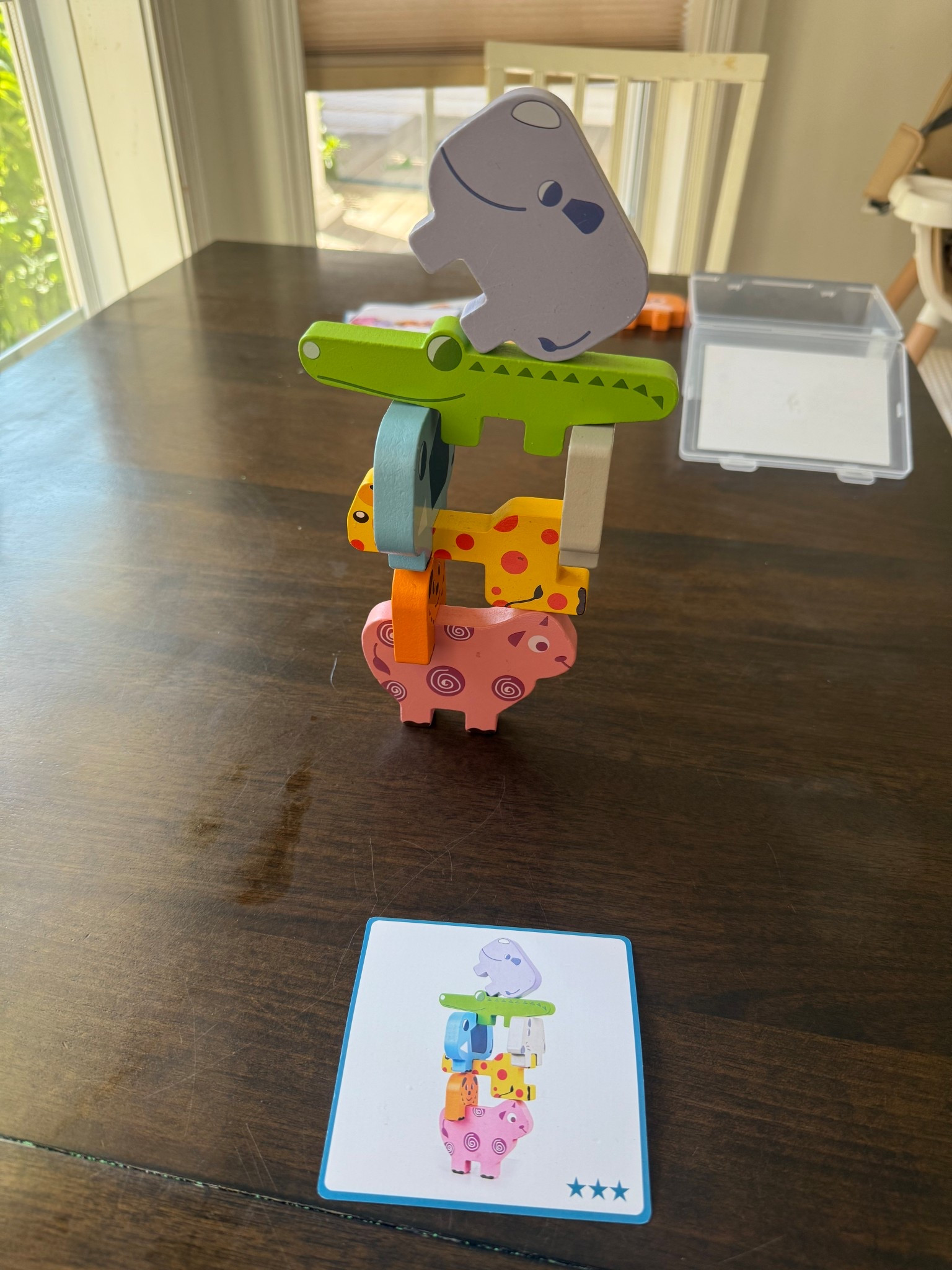 A family favorite! 
Can be modified for 1-2 year olds to find animals, working on language development: “Put the pig ON TOP of the alligator” or “Put the giraffe BEHIND the mouse” 

#LTKBaby #LTKKids #LTKFamily