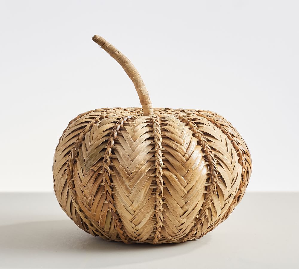 Woven Pumpkin, Large, Natural | Pottery Barn (US)