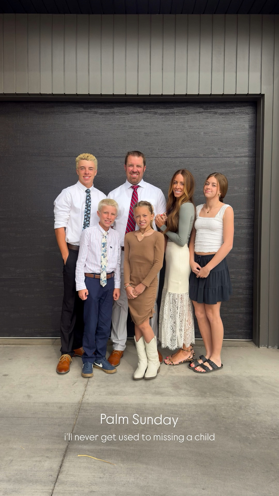 Palm Sunday i’ll never get used to missing a child