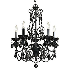 Artistic 5-Light Black Chandelier | Light in the Box