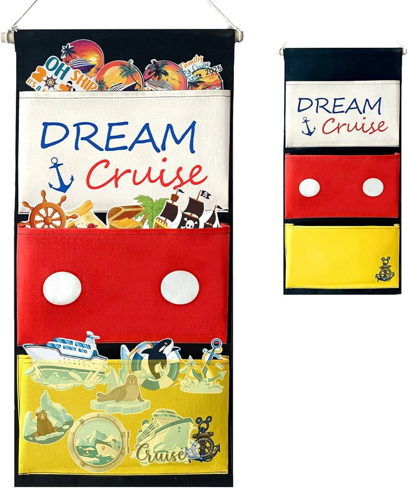 DCL Fish Extender Door Hanger, Cabin Door Hanging Pockets for Fish Exchange Extender Gifts, Cruis... | Amazon (US)