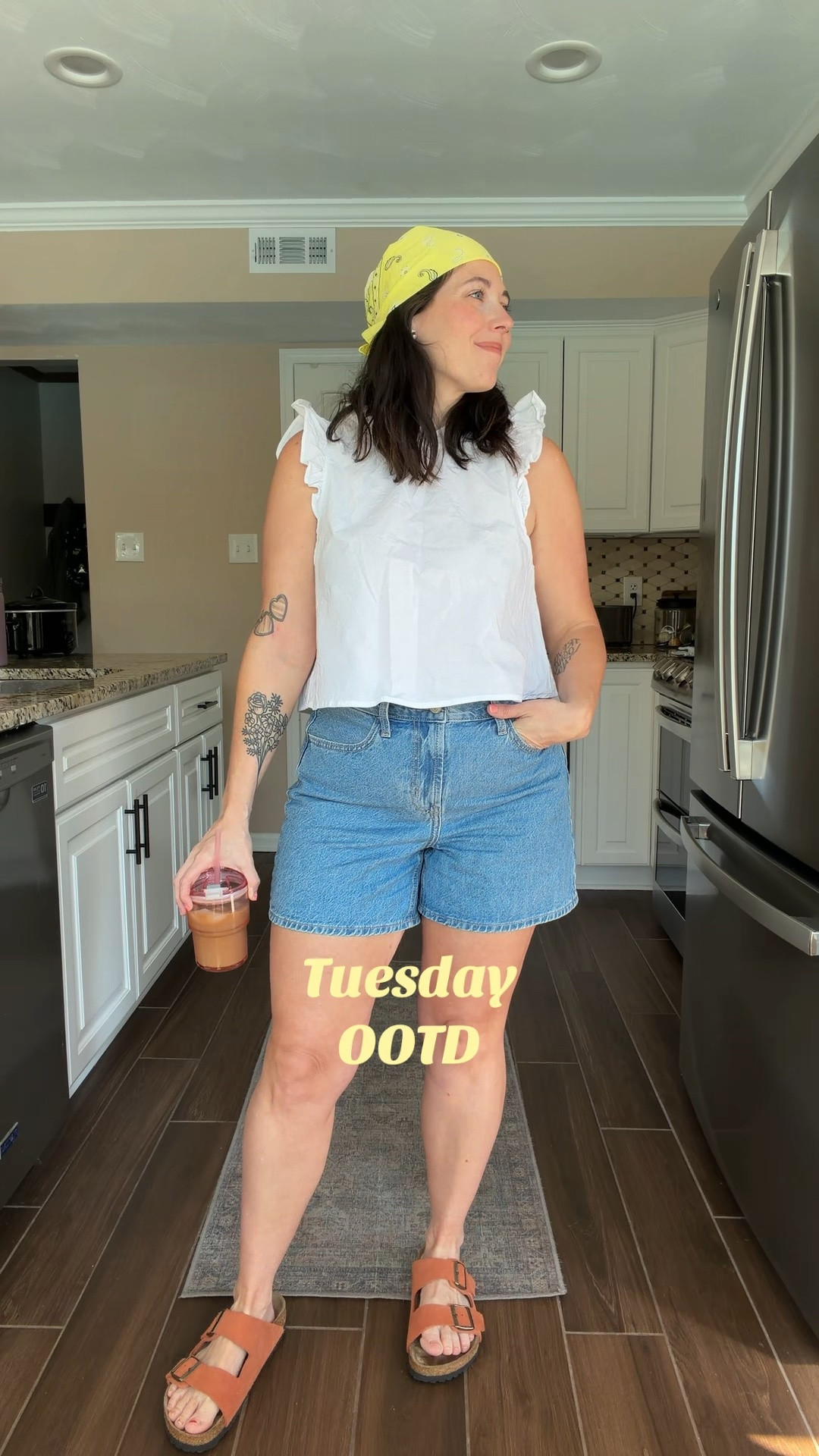 Tuesday fit ✨ top & bandana are thrifted but tagged similar!

#LTKootd