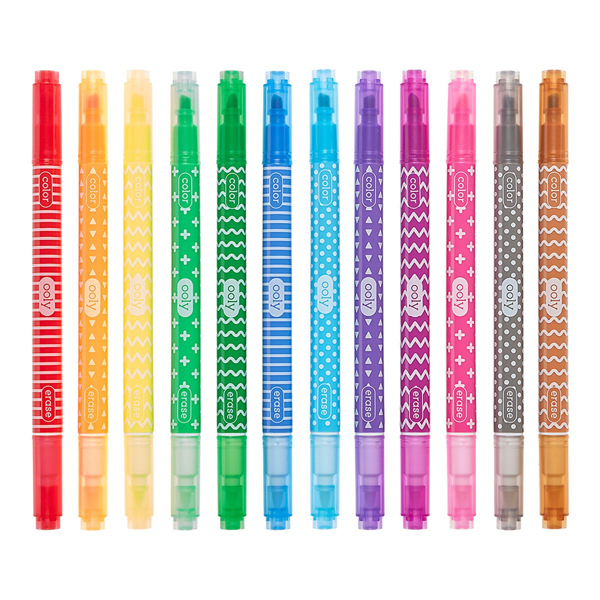 Ooly Make No Mistake Erasable Markers 12 Pack in Vibrant Shades/Multi by World Market | World Market