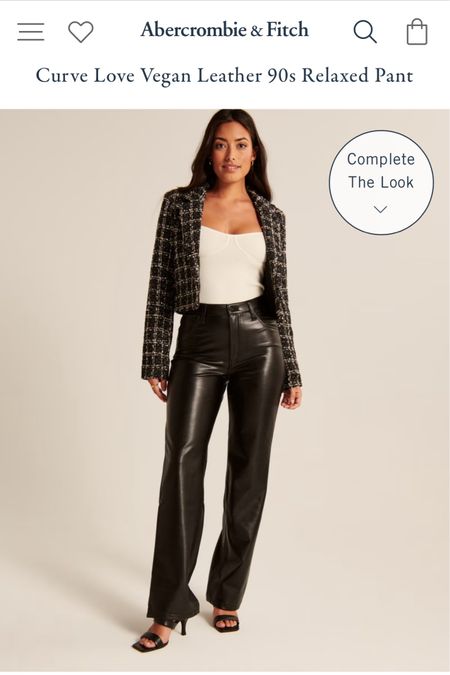 The beloved Abercrombie Curve Love Vegan Leather 90s Pants are ON SALE 🤩 plus an extra 15% OFF at checkout!

$110 ➡️ $46 

#abercrombiesale 

#LTKsalealert #LTKmidsize #LTKstyletip