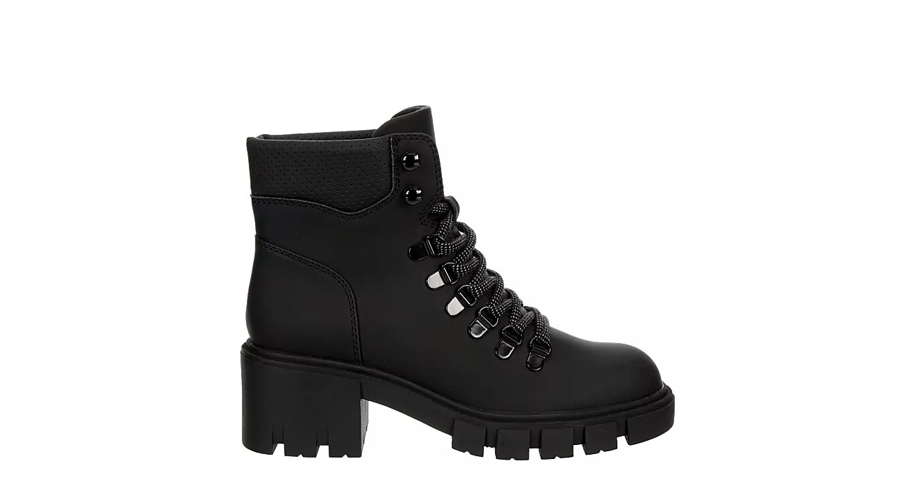 BLACK LIMELIGHT Womens Kaleigh Lace Up Boot | Rack Room Shoes