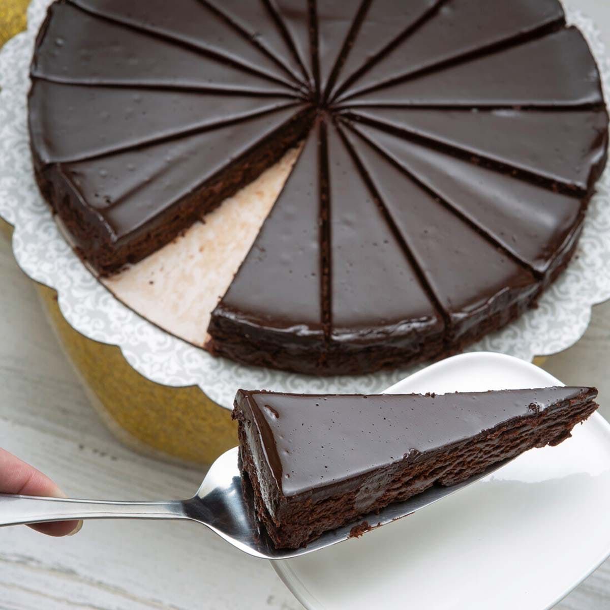 Flourless Chocolate Truffle Cake by Goldberg's Fine Foods | Goldbelly | Goldbelly