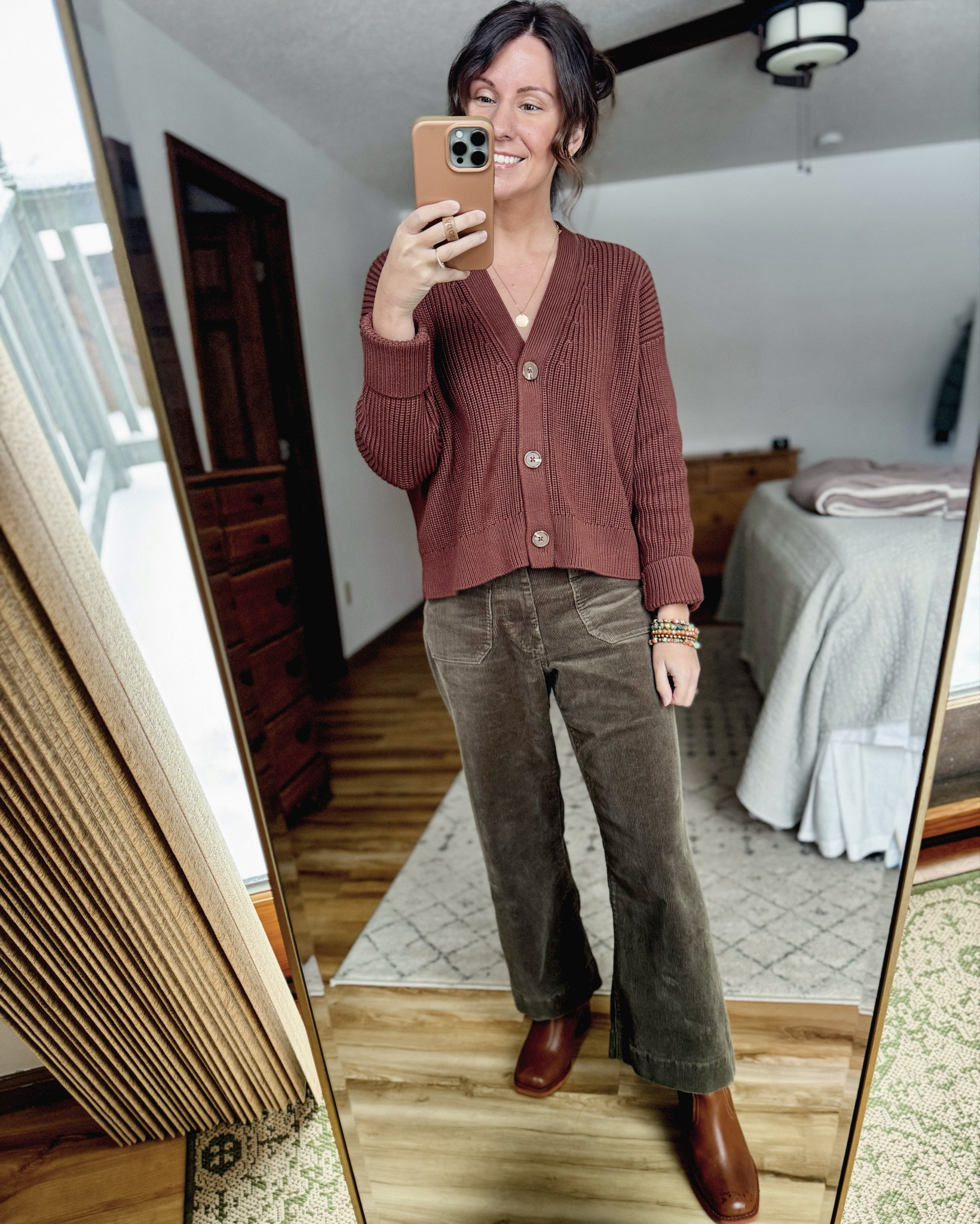 Wearing xs in my sweater (also own it in black), 0 waist and 26 inseam in my corduroy pants in seaweed  (linked mine and the straight and flare version) and my boots are older so I linked similar ones! 



#LTKPetite #LTKgrwm #LTKFindsUnder50