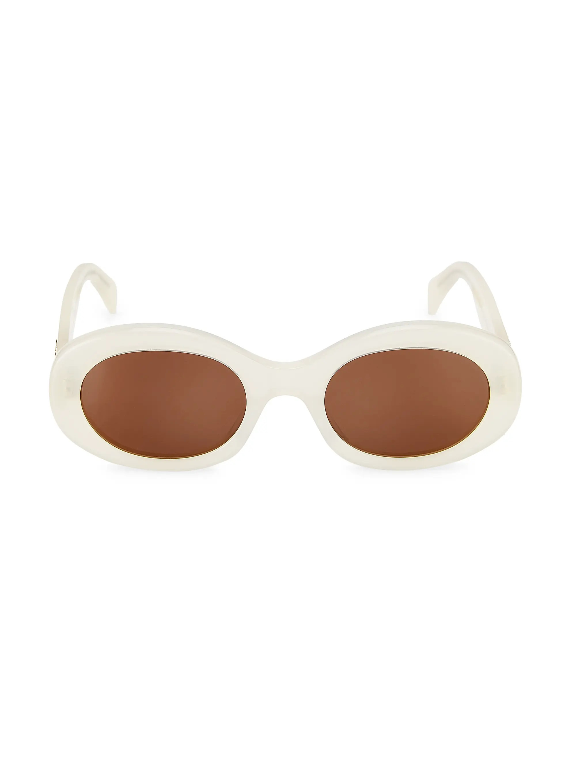 Triomphe 52MM Oval Sunglasses | Saks Fifth Avenue