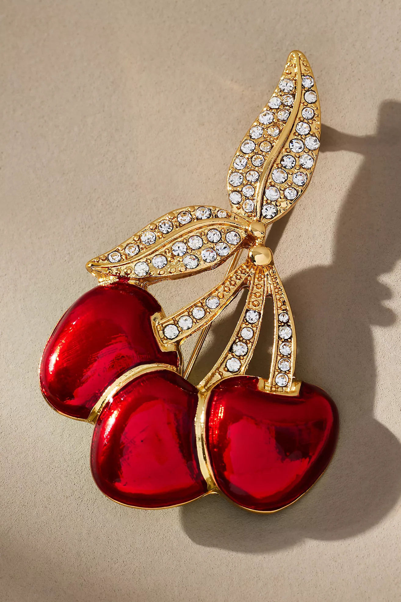 Mixed Crystal Animal Icon Brooch | Anthropologie (US)