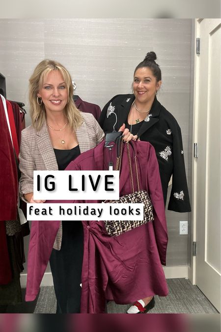 IG LIVE from California with Danielle…featuring holiday looks! Dresses, skirts, sparkle and more!

#LTKHoliday #LTKSeasonal #LTKover40