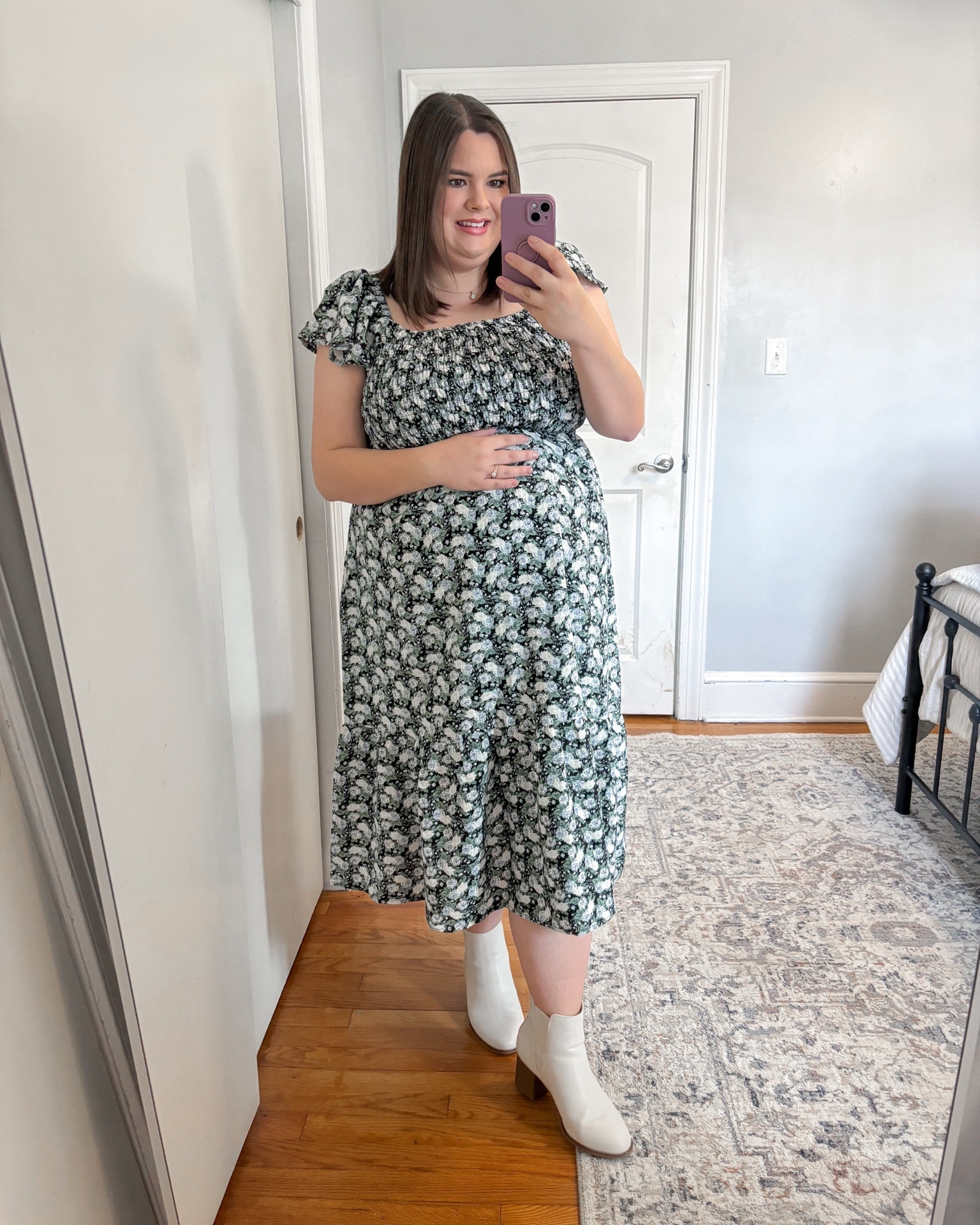 Maternity photo shoot day! Sadly my dress is sold out, but I am linking similar styles from the same brand. I am wearing size B, but am typically size A when not 33 weeks pregnant haha. 

#LTKbump #LTKplussize #LTKfindsunder100