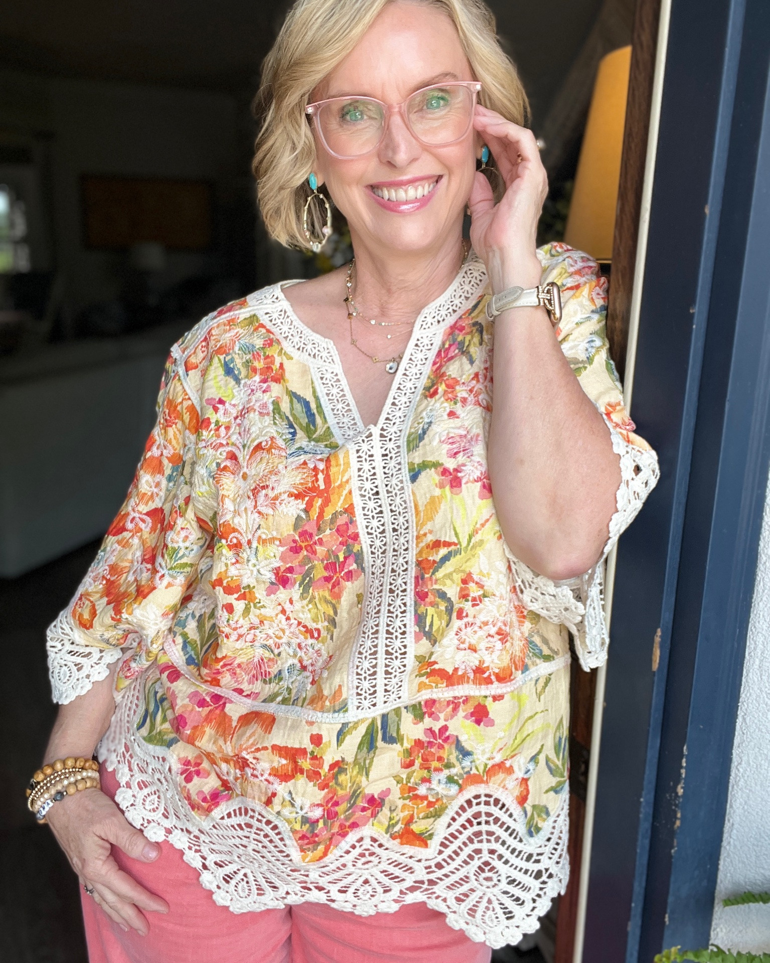Florals for spring? Groundbreaking. 
Sorry Miranda. I love me a good floral top! Can’t stop, won’t stop.

#LTKSeasonal #LTKMidsize