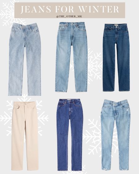 Jeans for winter from Abercrombie & Fitch and Madewell 

#LTKSeasonal #LTKcurves #LTKstyletip