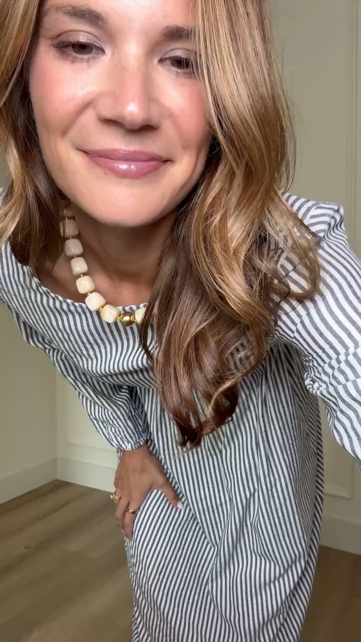 This striped midi dress is such an effortless piece to have in your closet. The smocked waist gives it a flattering fit, and the lightweight fabric makes it perfect for everything from workdays to weekend brunch. Wearing a medium and it fits true to size.

Striped midi dress, smocked waist dress, modest dress, work outfit, casual dress, lightweight dress, everyday style, Amazon fashion, summer to fall outfit, tall girl friendly, StangandCo

#LTKootd #LTKSeasonal #LTKTall