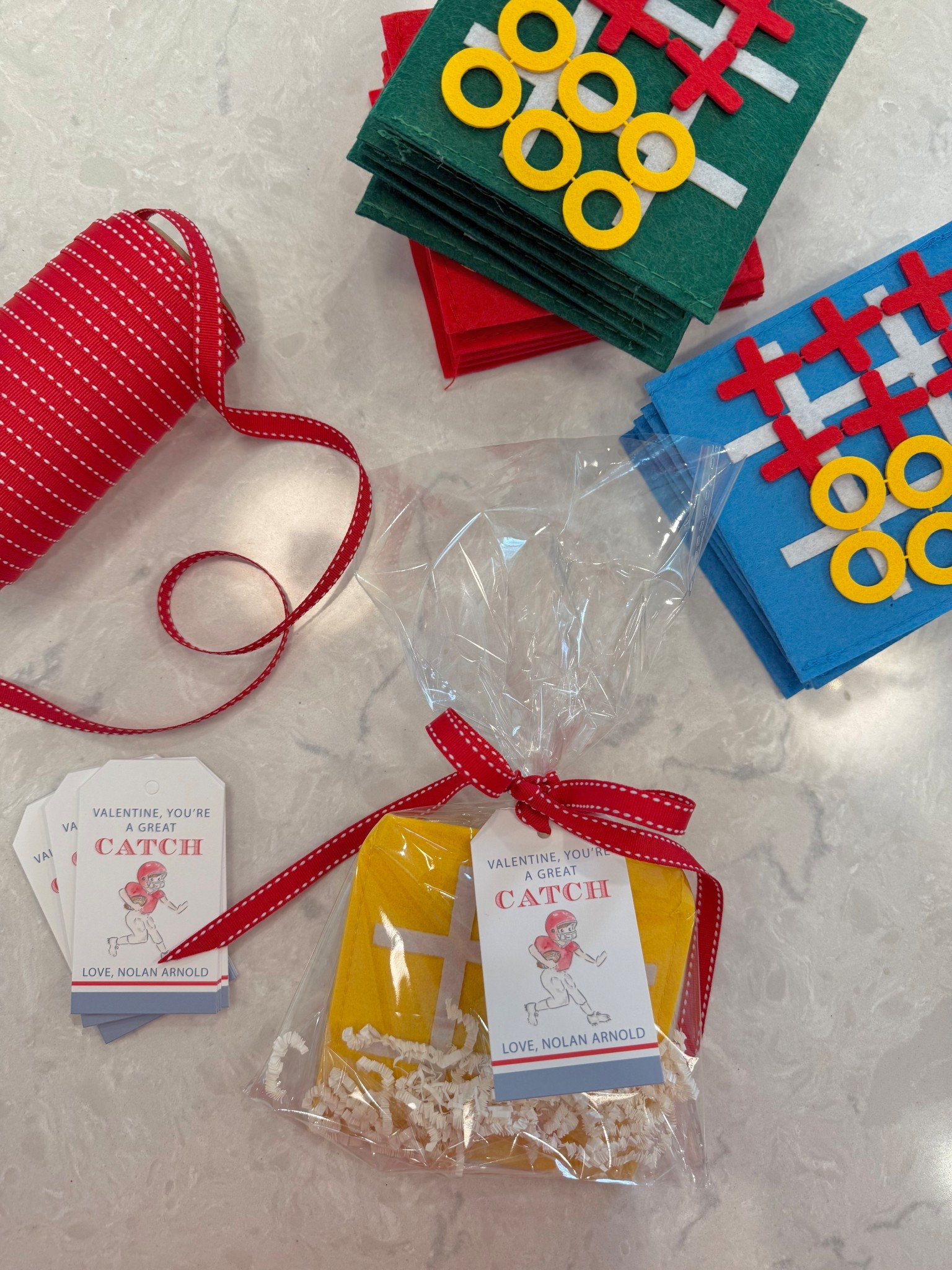 Football favors for his classmates! The cutest little grab and go game you can keep in your purse to keep tiny hands busy!  
🏈 ❌⭕️❌⭕️ 🏈 

#LTKSeasonal #LTKKids #LTKValentine