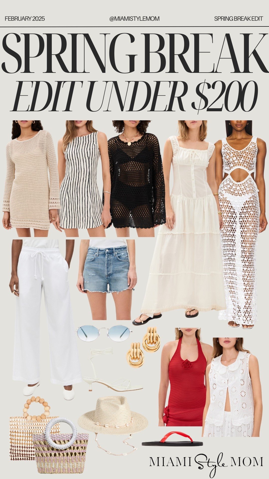 Spring break edit under $200 🌴

Women’s fashion, spring fashion, spring styles, spring break, spring break outfits, spring break outfit inspo, vacation, vacation outfits, vacation outfit inspo, travel, travel outfits, resort, resort wear 



#LTKStyleTip #LTKSeasonal #LTKOver40
