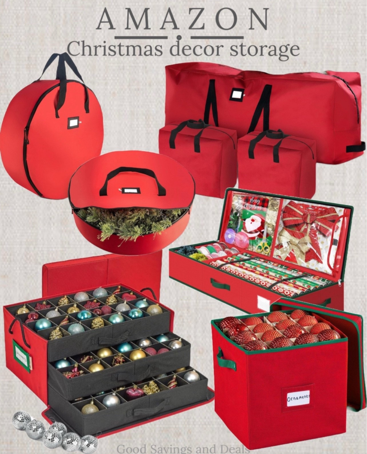 Holiday ornament storage, Winter refresh, gift wrap storage, Christmas decor storage, great deals, home organizing, wreath storage.

#LTKCyberWeek #LTKHome #LTKHoliday
