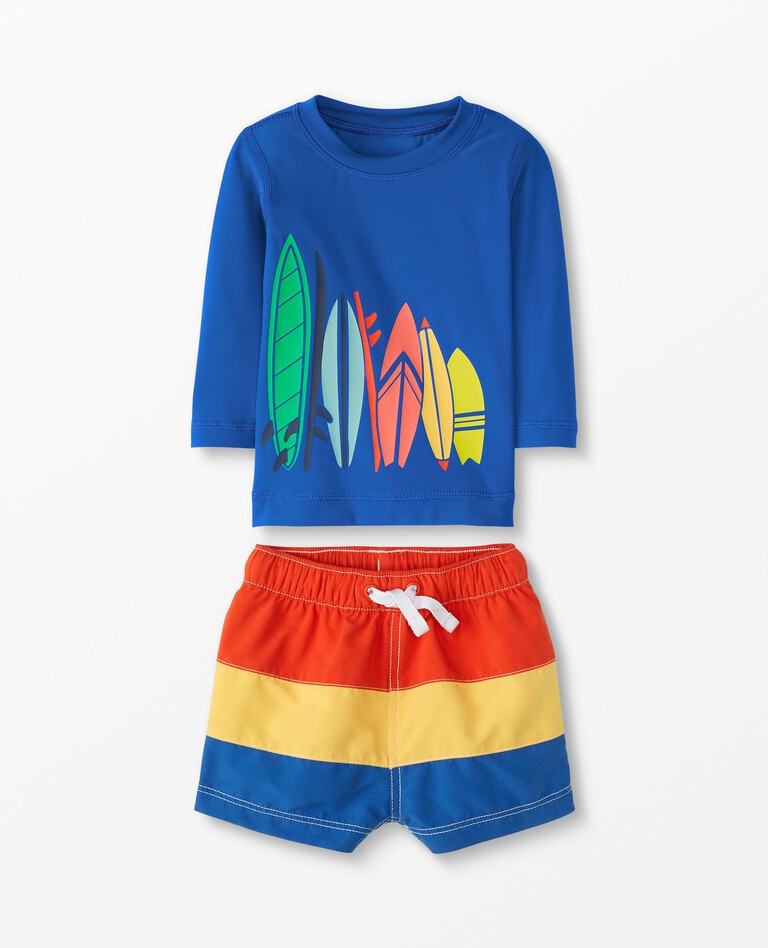 Baby Rash Guard Top & Woven Shorts Set | Hanna Andersson