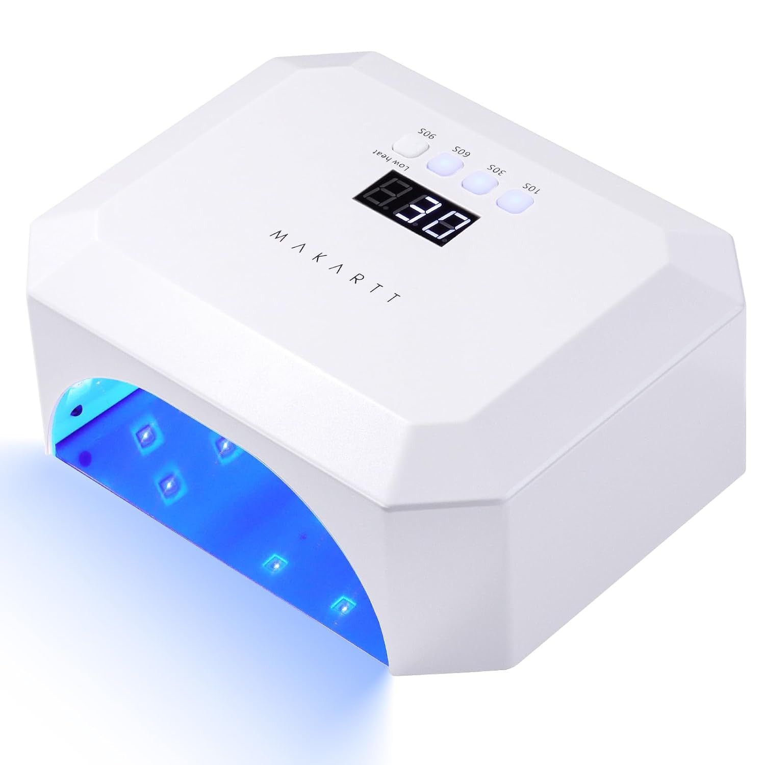 Makartt UV LED Nail Lamp: UV Light for Gel Nails Rechargeable Aurora 36W Gel Lamp with 4 Timers & Auto Sensor Professional Fast Curing Cordless Nail Light for Home Salon Manicure | Amazon (US)