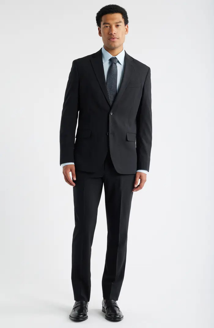 Henrik Trim Fit Solid Stretch Wool Suit Pants | Nordstrom