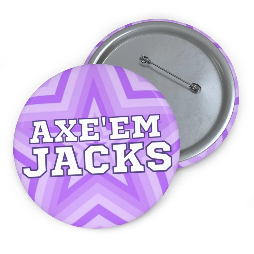 Axe 'em Jacks Game Day Button Tailgate Button Game Day - Etsy | Etsy (US)