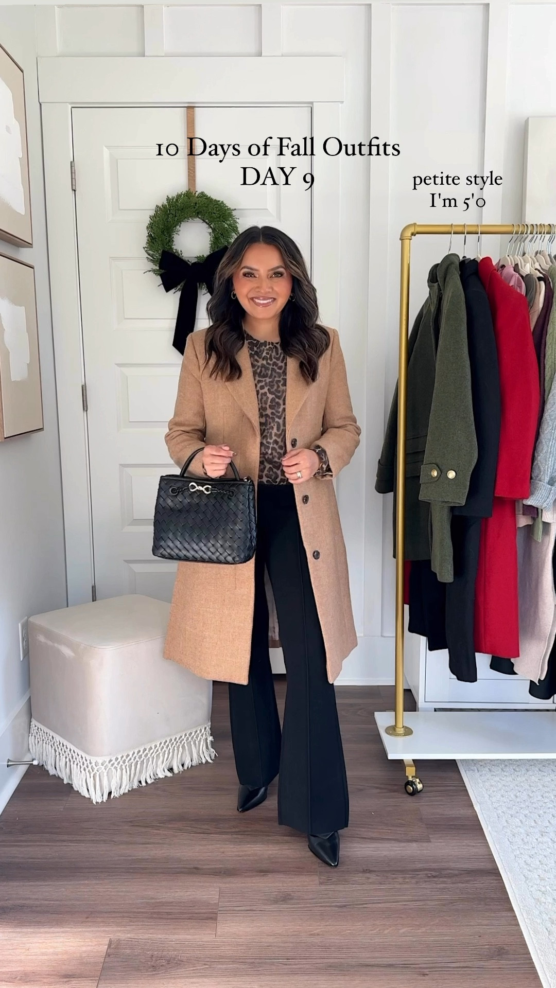 Soft Brown trench coat size 2 petite - sized up a size
Leopard sweater size XS TTS
Black sweater pant size small petite TTS - usually size 2/26 in pants 
Black booties size 5.5 TTS
Bracelets size small 
Lip liner: shade pillow talk deep
Lip gloss shade brown sugar 

Fall outfit 
Fall Style 
Fall fashion 
Petite outfit 
Thanksgiving outfit 
Holiday outfit 

Honey Sweet Petite 
Honeysweetpetite 

#LTKStyleTip #LTKHoliday #LTKSeasonal