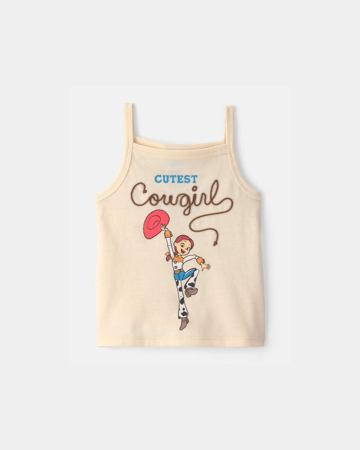 Baby Girl Pixar© Toy Story 'Cutest Cowgirl' Graphic Tank - Cream | Carter's | Carter's Inc