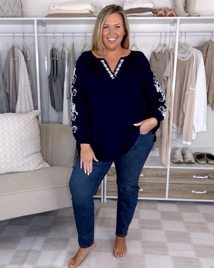 Wearing a size 18 or 20W in all the jeans! My tops are 18/20, 2X, or XXL! Plus size fashion, everyday outfit ideas, denim jeans, trendy fashion, belly friendly jeans, midsize fashion, ootd, mom style

#LTKOver40 #LTKMidsize #LTKPlusSize