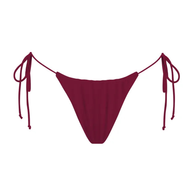 Burgundy Red Ruched Bikini | Ark Swimwear