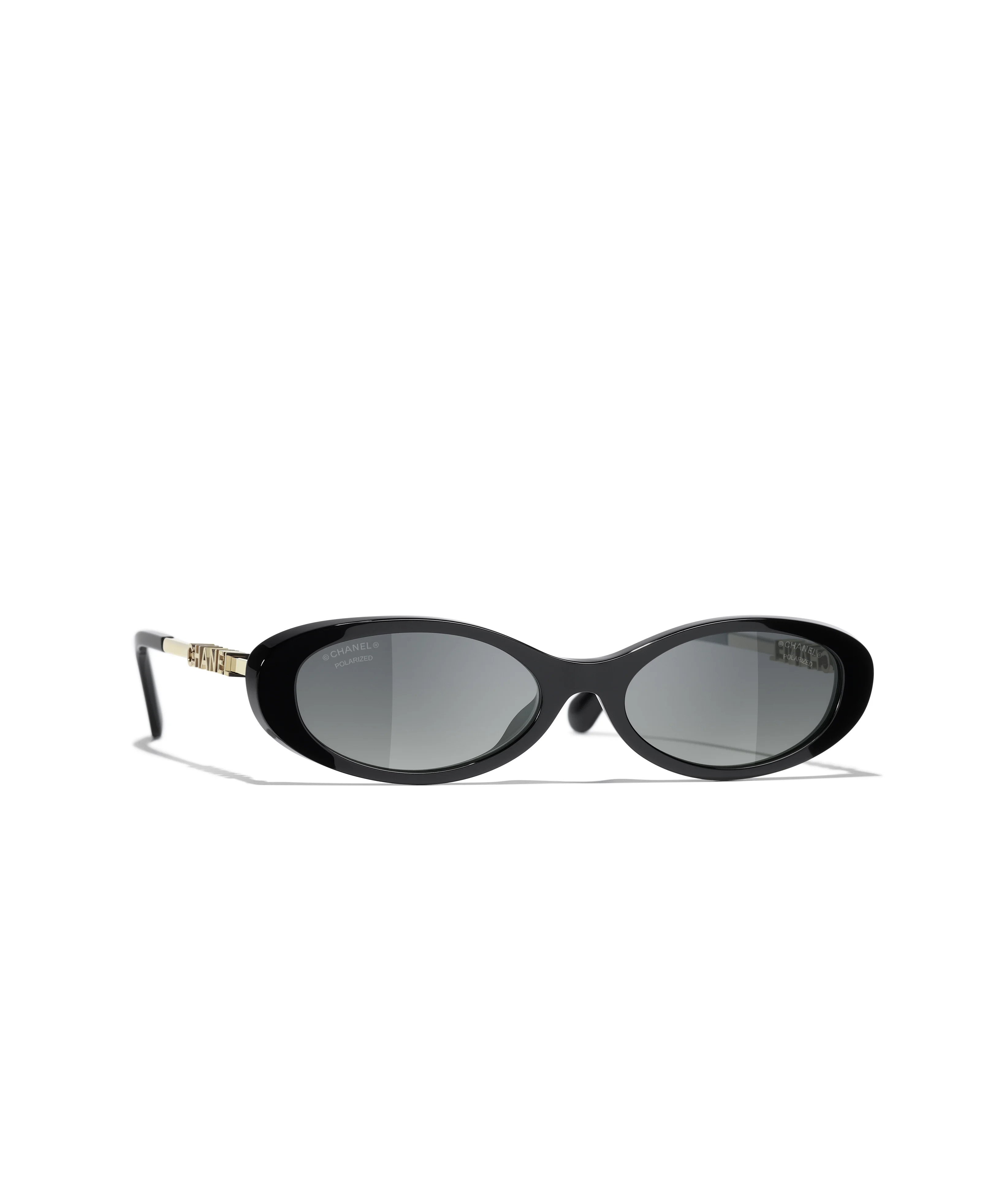 CHANEL Sunglasses: Oval Sunglasses, acetate &amp; metal &mdash; Fashion | CHANEL | CHANEL | Chanel, Inc. (US)