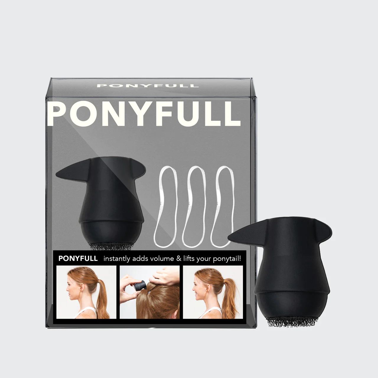 Upgrade Your Hair Game with Ponyfull® - Black by KITSCH | Shop Now | Kitsch