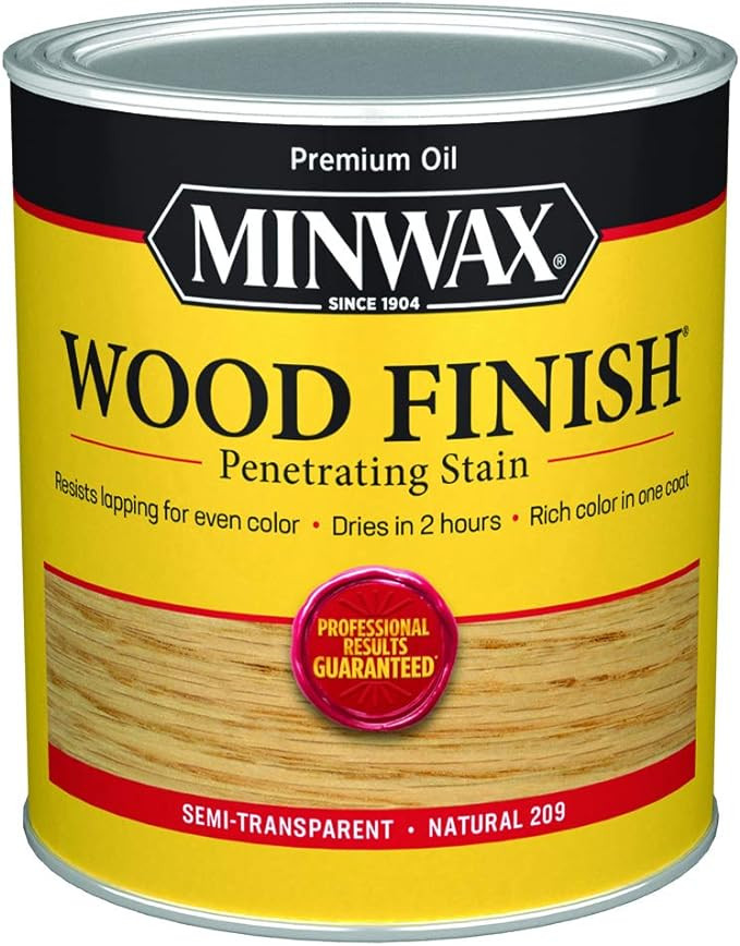 Minwax 70000444 Wood Finish, Natural, 1 Quart | Amazon (US)