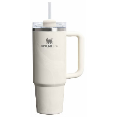 Stanley 30 oz Stainless Steel H2.0 Flowstate Quencher Tumbler Calcite Calacatta | Target