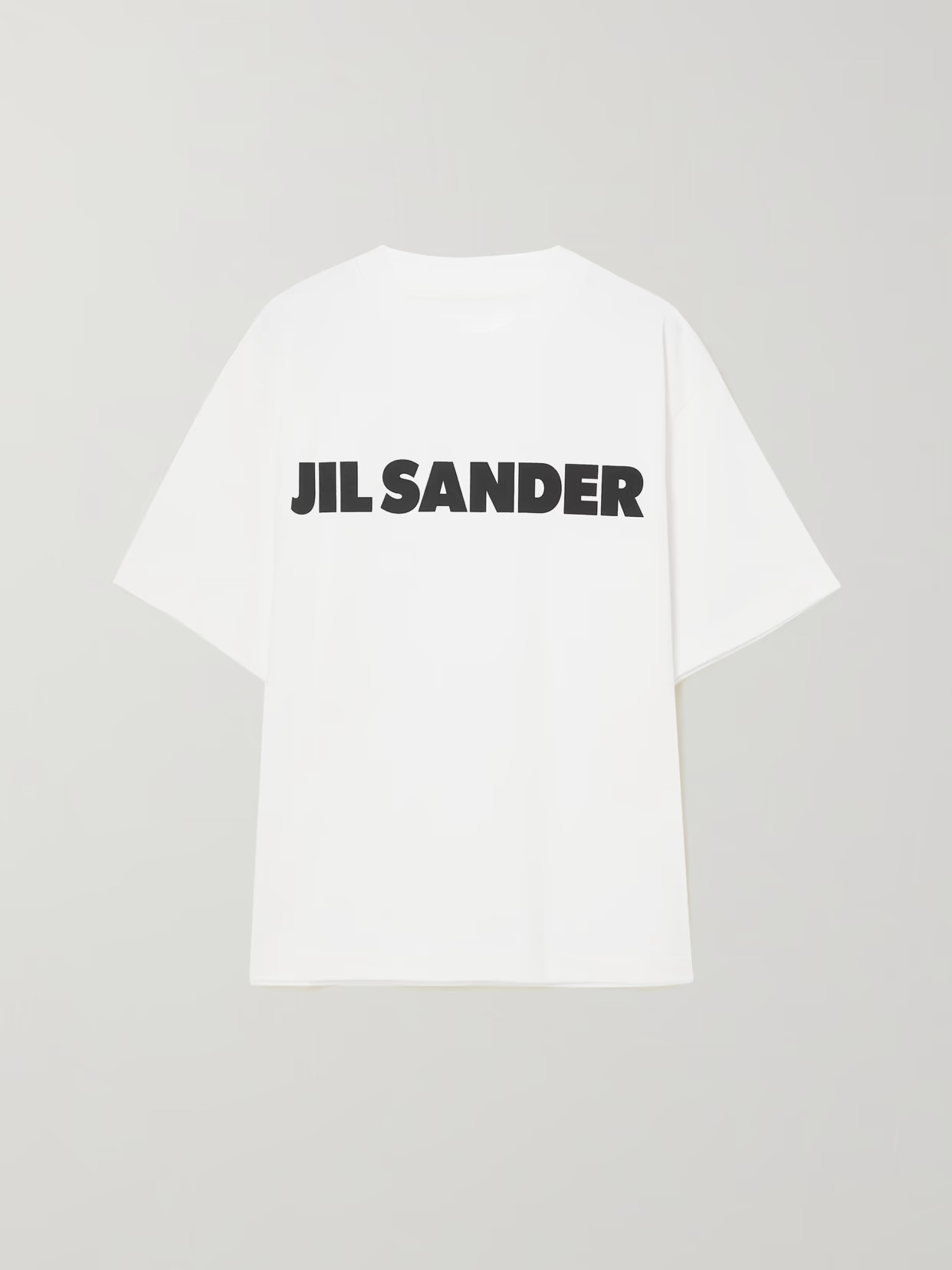 Jil Sander - Printed Cotton-jersey T-shirt - Off-white | NET-A-PORTER (UK & EU)