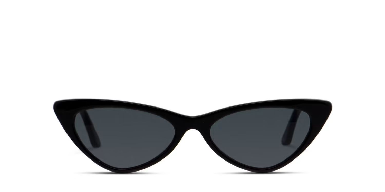 Muse Hannah Jo Shiny Black Prescription Sunglasses | GlassesUSA