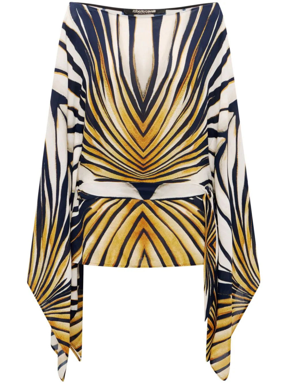 Roberto Cavalli Ray of Gold print kaftan | Farfetch Global