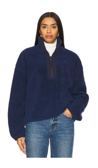 Kelsey Half Zip Pullover in Navy Blue | Revolve Clothing (Global)