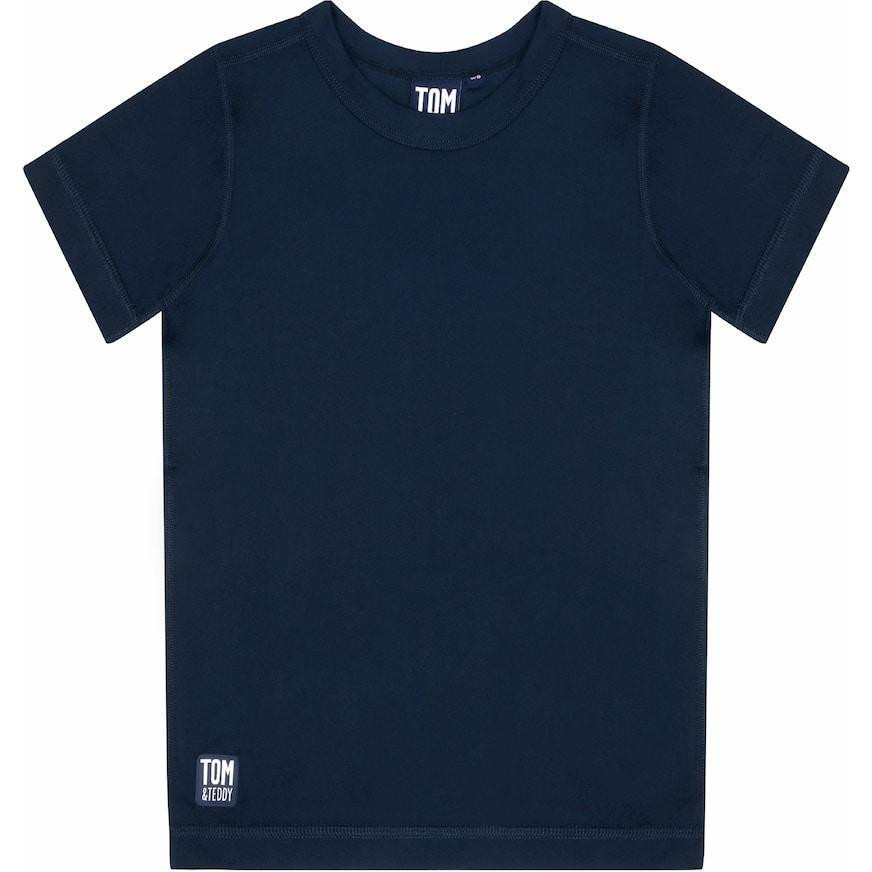 Short Sleeve Rash Top,  Deep Blue | Maisonette