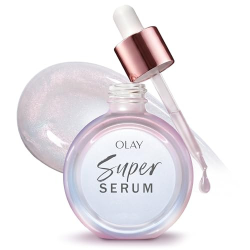 Olay Super Serum - Glow Serum for Face - Activated Niacinamide, Vitamin C & E, Collagen Peptide, AHA - 5-in-1 Benefits - Brightens, Hydrates, Smooths, Firms, Evens Tone, Proactive Anti-Aging, 1.0 Oz | Amazon (US)
