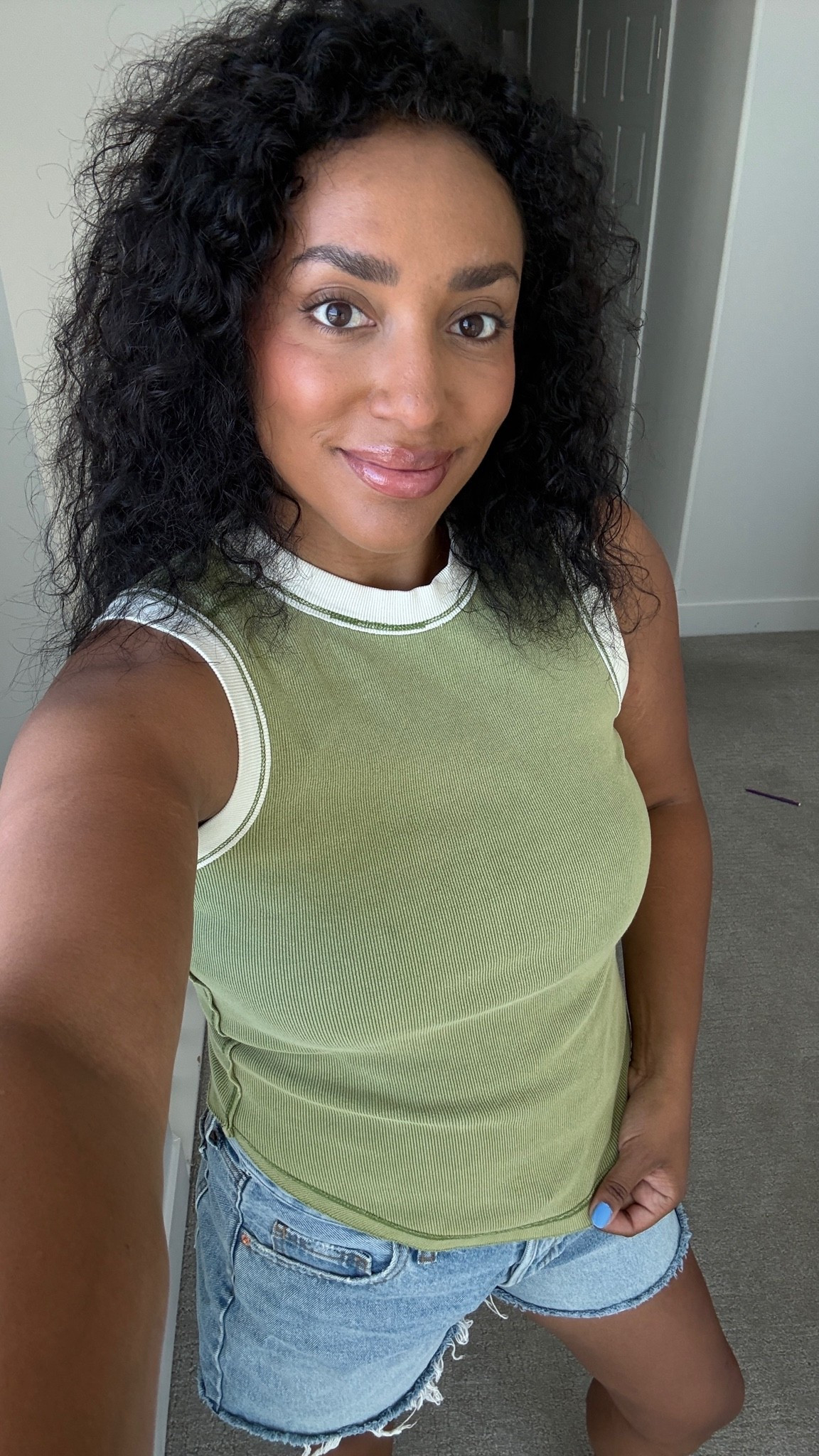 Size XL in tank- code 20krychelev
10 in shorts!
Bohme, target, denim

#LTKmomlife #LTKootd #LTKMidsize