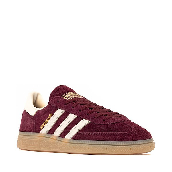 Womens adidas Handball Spezial Athletic Shoe - Maroon / Cream White / Gold Metallic | Journeys