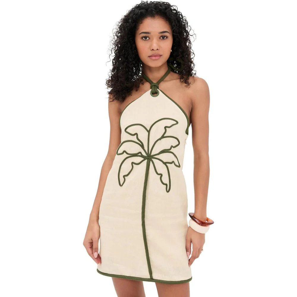 FARM Rio Women's Sand Coconut Sleeveless Mini Dress, Sand | Shop Simon