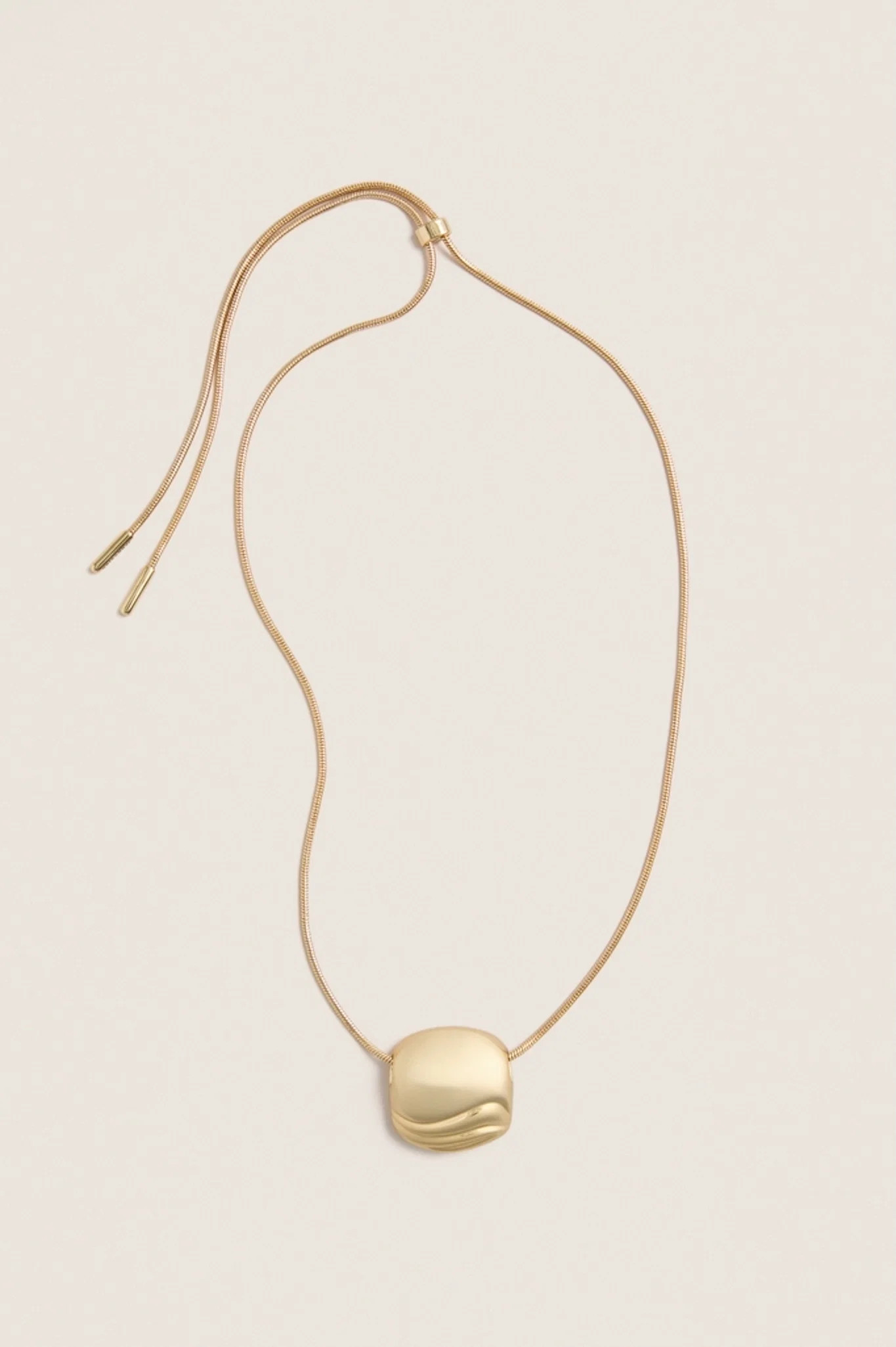 High Polish Gold Rue Pendant Necklace | Tuckernuck (US)