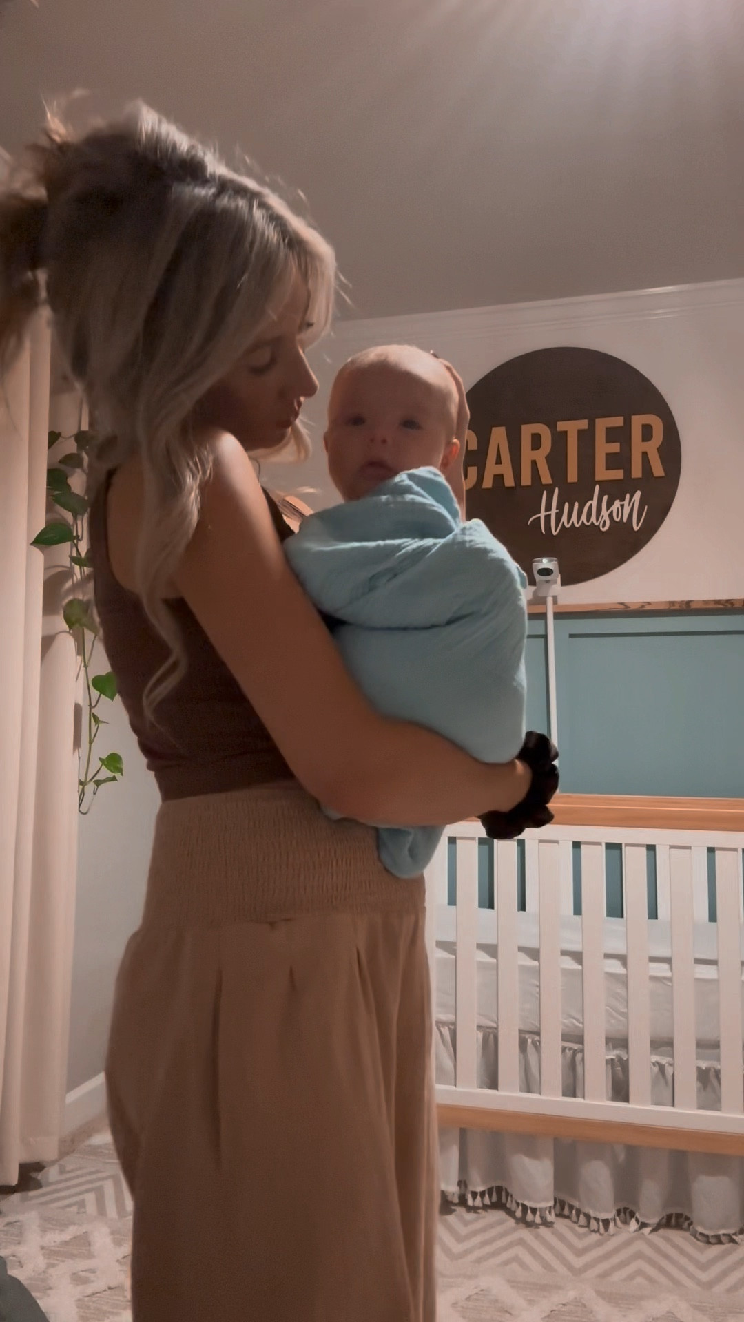 Linked my outfit and lots of nursery items friends were asking about! This was the swaddle he was in when little man was born 🤍

#LTKbaby #LTKunder50 #LTKbump