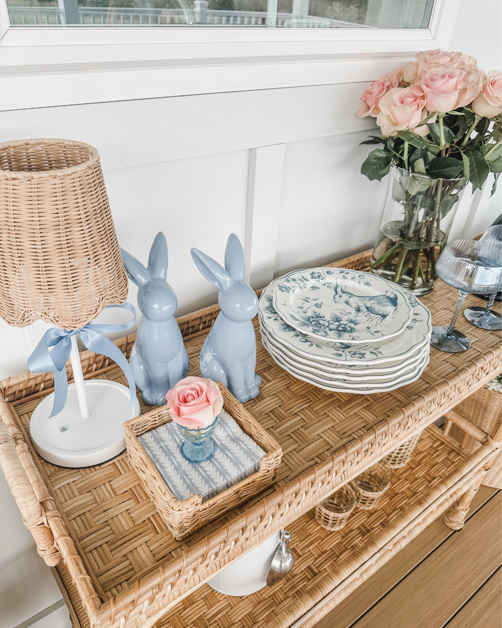 My blue toile scalloped Easter plates are now available online!

Easter entertaining, Easter decor, Easter tablescape, Easter brunch, Easter plates, Serena & Lily bar cart, rattan bar cart, coastal decor

#LTKHome #LTKSeasonal