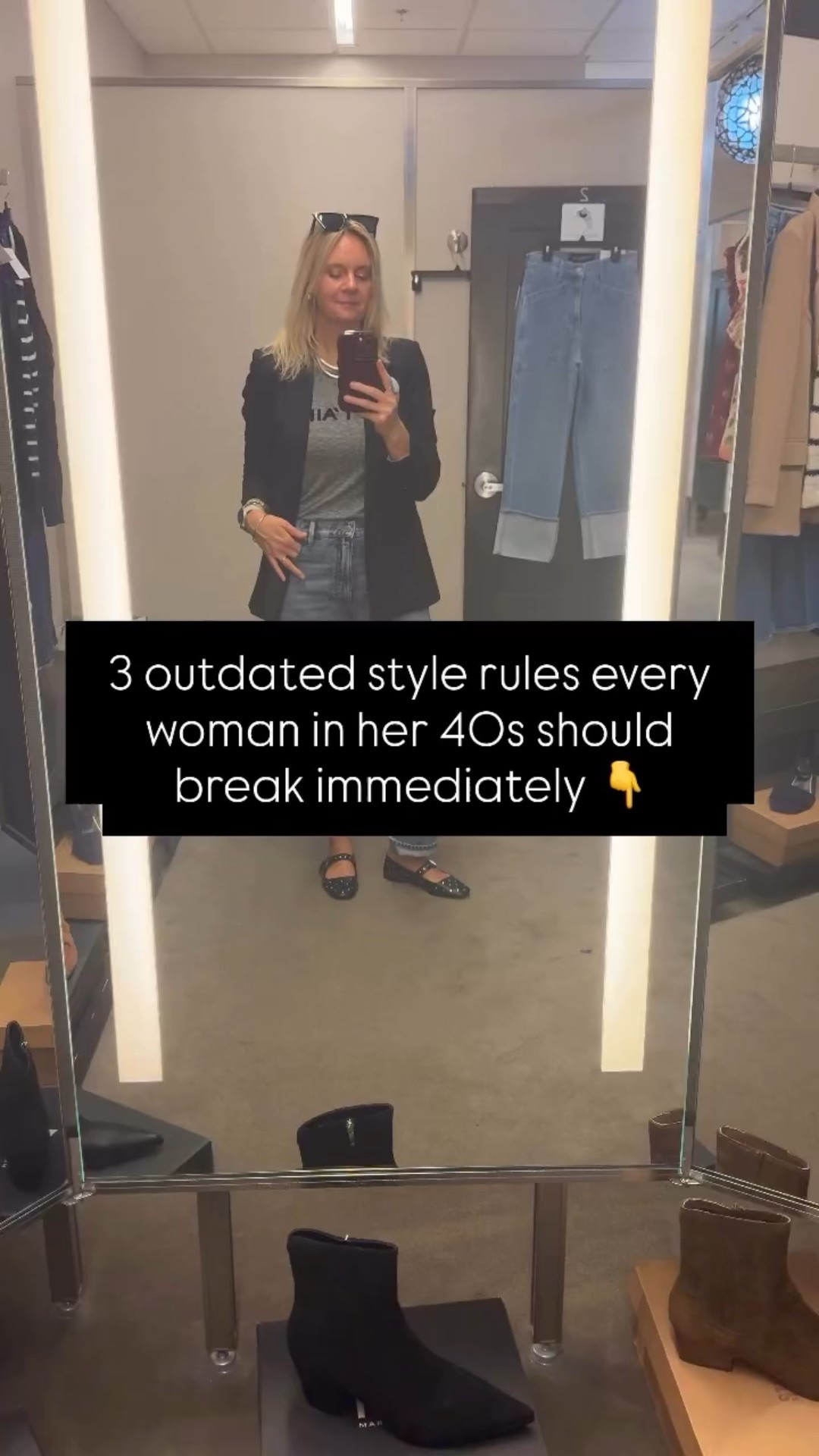 It’s 2025. Can we please stop following these style “rules”? 🙅‍♀️

Here are 3 that every woman in her 40s should definitely break:

1️⃣ “You can’t mix black and navy.”
– This combo is so chic when done right — think navy blazer + black pants = instant polish.

2️⃣ “You can’t wear white after Labor Day.”
– White denim, cream sweaters, and ivory coats are fall/winter staples. Trust us, they look expensive.

3️⃣ “Gold and silver don’t go together.”
– Mixed metals make your accessories look effortless, not overthought. It’s the ultimate modern move.

It’s time to wear what works for you — not what someone said was “appropriate” years ago.

✨ Need help refreshing your wardrobe and finding your modern style? Book a Personal Styling Session — link in bio.

#EffortlessStyle #StyleConfidence #ModernStyleOver40 #PersonalStylist #StyleTips #FashionOver40 #WardrobeRefresh #stylemadesimple